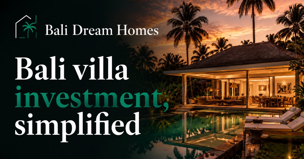 Bali Dream Homes website's own preview image